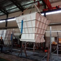 大容量卸料泥斗耐磨材质焊接中能生产技术创新