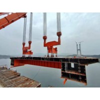 海南海口钢箱梁桥梁工程顶推施工技术的特征