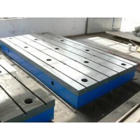 天津T型槽平台生产企业~河北卓峻机床加工订制铸铁铆焊平板