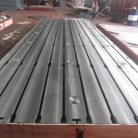 国晟机械出售铸铁研磨平板多孔定位平台加厚机床工作台用途广泛