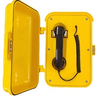 IP型摘机防水电话 直通免拨号电话机 电话速拨电话