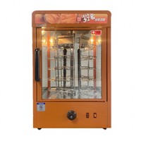 合马MOH-480烤红薯机烤制保温一体全自动旋转暖色灯光不锈钢烤架