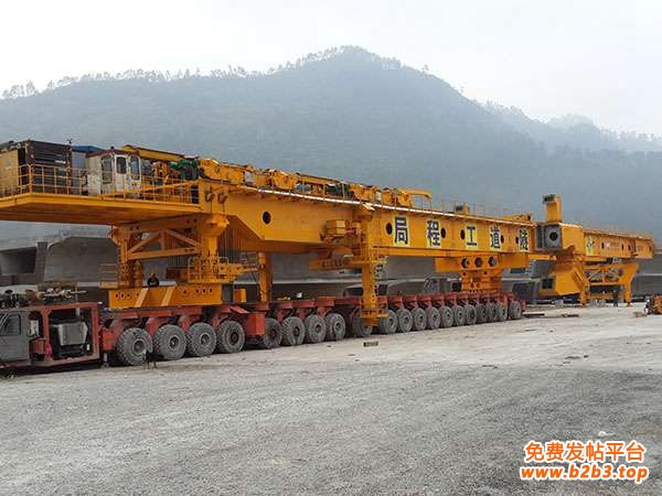 荆州900吨架桥机、900吨运梁车