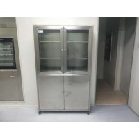SUS304不锈钢四门器械柜不锈钢制品储物柜 新瑞