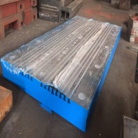 铸铁研磨平板T型槽测量平台加厚焊接工作台国晟机械支持定制