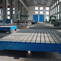 国晟机械铸铁工作台T型槽焊接装配平板结构精密发货准时