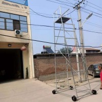 电力抢修铝合金梯车 铁路施工检修升降台