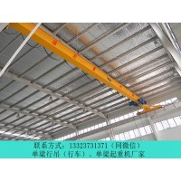 山东枣庄桥式航吊厂家航吊电动葫芦的作用