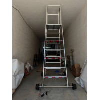 地铁接触网维修平台 铝合金梯车 尺寸定制