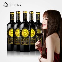 温碧霞IRENENA红酒品牌，进口葡萄酒风味美乐酒庄干红750ml
