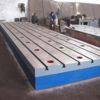 国晟加工铸铁焊接平台研磨测量平板性能稳定