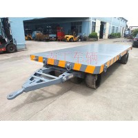25吨重型平板拖车 重型牵引环工具拖车