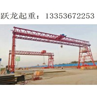广西百色龙门吊租赁  75吨半龙门式规范使用
