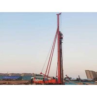 广西钻杆钻头_河北鼎峰工程公司定制24米长螺旋钻机