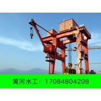 四川广安水库用的起重机厂家制造水电站坝顶门机
