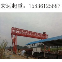 广东河源龙门吊租赁 车轮倾斜的解决