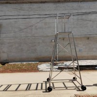 铁路铝合金梯车 防倾轨道梯车 接触网抢修作业爬梯