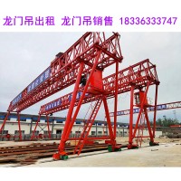 安徽90吨轨道龙门吊可租售 安庆防爆门式起重机厂家