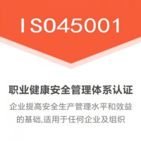 45001职业健康管理体系 广东浙江ISO45001认证流程
