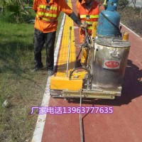 安全通道冷喷标线机沥青道路分界线热熔喷线机小型划线设备