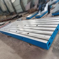 国晟机械供应铸铁T型槽装配平台焊接平板规格可来图定制