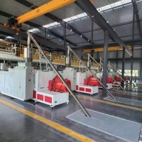 同质透心PVC地板生产线机械设备