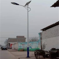 石家庄鹿泉6米40W海螺臂太阳能路灯供应商