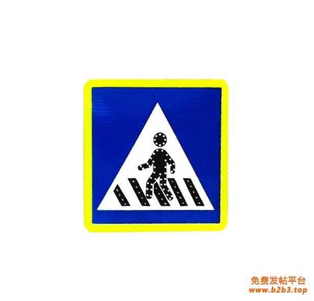 方形交通警示牌