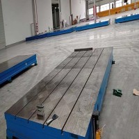 国晟供应铸铁基础平板钳工工作台T型槽平台多种规格