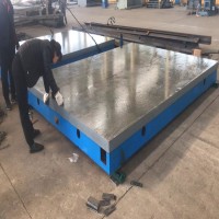 国晟定制加工铸铁检测平台焊接研磨装配平板性能稳定