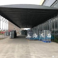 杭州市公司展会活动推拉棚定制价格-上海燕雨电动伸缩棚特价销售