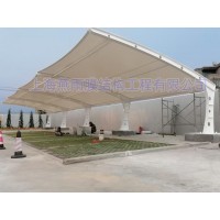 江苏膜结构公司南通汽车停车棚造价汽车充电桩棚设计销售
