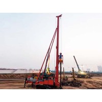 上海钻杆钻头|河北鼎峰工程公司订做15米长螺旋钻机