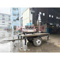 0.9吨气动升降杆工具拖车 ATV拖车