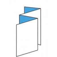 江夏产品折页印刷尺寸和折样