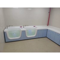 婴儿洗浴设备独立泳池单面玻璃新瑞定制