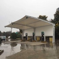 燕雨厂家销售汽车膜结构遮阳棚|汽车/电动车充电桩防雨防晒篷