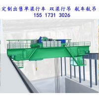 广东湛江行车行吊厂家定制3吨12米单梁桥吊