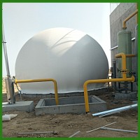 沼气双膜储气柜 垃圾填埋场储气柜 半球形双膜储气柜
