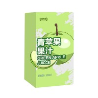 青苹果果汁饮料代加工 液饮OEM定制盒装饮品贴牌源头生产厂家