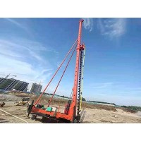 广东钻杆钻头_河北鼎峰工程公司定做23米长螺旋钻机