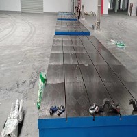 国晟高精度铸铁测量平板人工刮研工作台品质保证