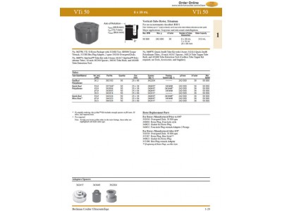 贝克曼beckman超速离心机定角转头VTI50二手销售