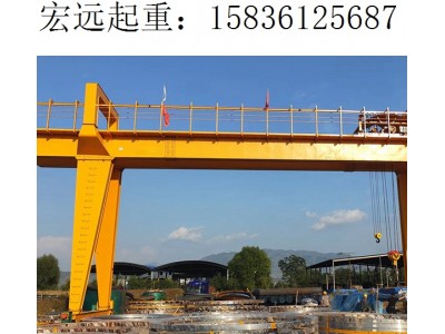 湖南龙门吊出租公司  不同类型主梁到吊具的距离