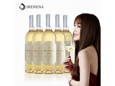 IRENENA红酒温碧霞自创品牌国产白葡萄酒贺兰山干白