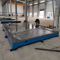 国晟机械厂家出售大型基础拼接平板铸铁研磨平台规格齐全
