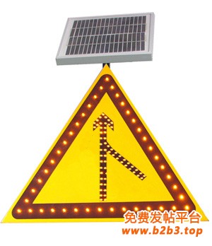 太阳能合流标志牌