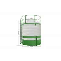 PE塑料水箱  化工业6吨大容量储存水塔  兰州储罐生产厂家   供应加厚平底带盖水箱