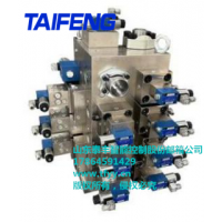 山东泰丰品牌THP24-4000/5200T框架双动液压机二通插装阀集成系统
