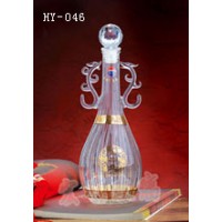 山东船瓶生产企业/宏艺玻璃制品公司厂家订购内画酒瓶